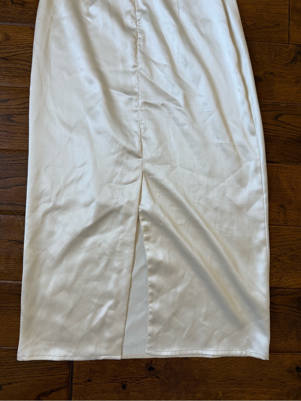 Petal & Pup Ivory Satin Slip Dress - Picture 4 of 4